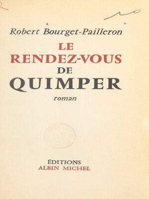 cover image of Le rendez-vous de Quimper